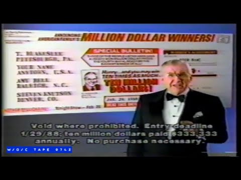 WOC Tape 0742 Commercial Compilation - 1988