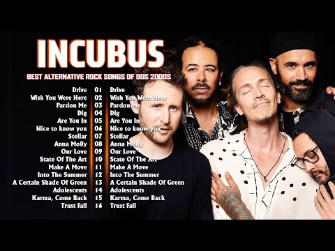 Incubus Greatest Hit Full Album 2023 - Best Songs of Incubus All Time - Alternative Rock 90s 2000s