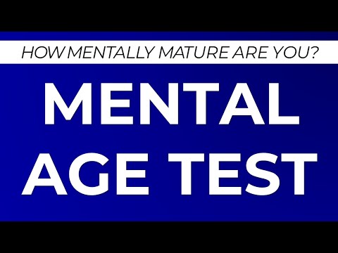 Am I Mature? (Quiz) | Mental Age Test