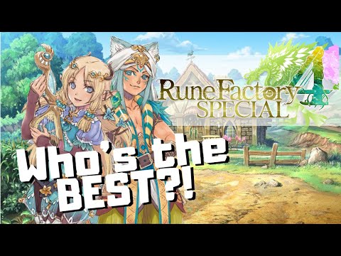 Rune Factory 4 Special: BACHELORS AND BACHELORETTES + VILLAGERS RANKING