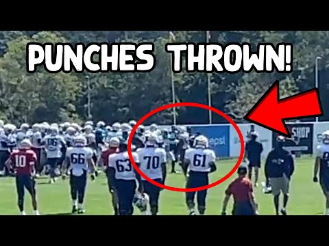 The New England Patriots And Carolina Panthers Held A Joint Practice That Devolved Into An All-Out Brawl
