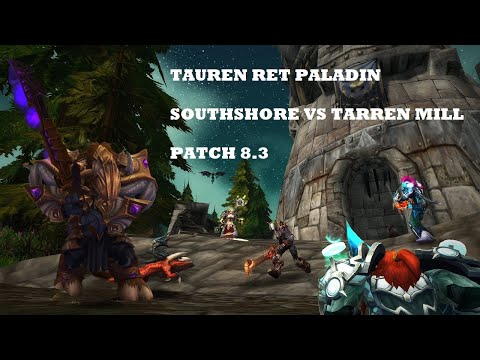 Tauren Ret Paladin PVP Brawl 8.3 - Carnage in Southshore. Horde dominate!