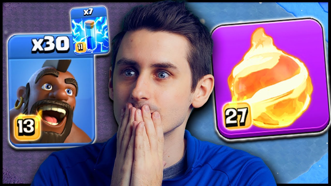 THIS Hog Rider Attack is So INSANE!! Zap Hogs vs Fireball!