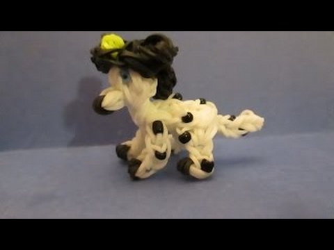 Rainbow Loom Fire Fighter Helmet Charm for your Dalmatian Dog or Puppy. Pencil Topper. 3-D