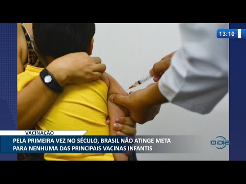 Brasil naÌƒo atinge meta para nenhuma das principais vacinas infantis 09 09 20