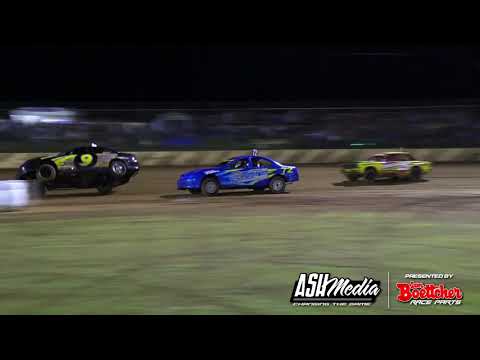 Modified Sedans: Brett Watson Rollover - Kingaroy Speedway