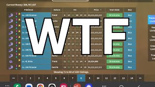 ✨One Guy Controls the Entire Market!✨ | POKEMMO