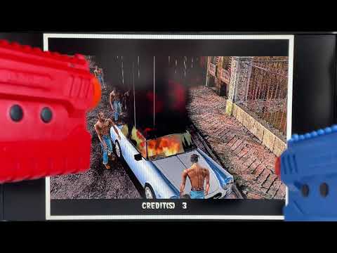 Sinden Light Gun With Recoil Demo - House Of The Dead 2 From Retropie Video Game Guy