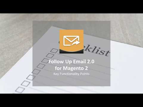 Follow Up Email 2.0 for Magento 2 (Trailer)