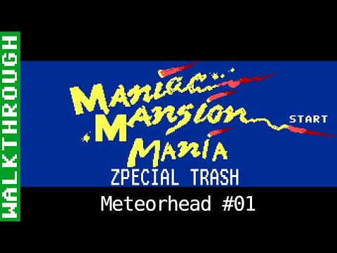 Maniac Mansion Mania Meteorhead #01 Lösung (Deutsch) (PC, Win) - Unkommentiert