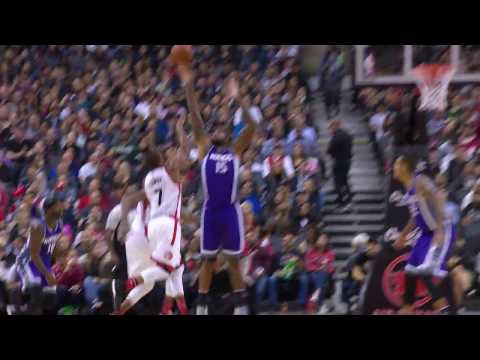 Kyle Lowry Throws a Nice Alley-Oop to Lucas Nogueira