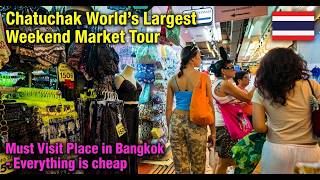 Chatuchak World’s Largest Weekend Market Tour! 🇹🇭 Bangkok