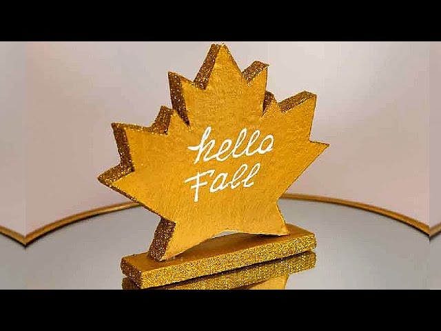 Vídeo relacionado con DOJoykey Hojas de Arce otoñal, 25 Hojas de otoño Artificiales para Manualidades de otoño, Envoltura de Regalos, exhibición de Mesa, decoración de Fiesta otoñal