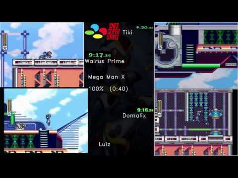 SNES Super Stars [043] Mega Man X (100% Race) by Tiki, Walrus Prime, Domalix, Luiz Miguel