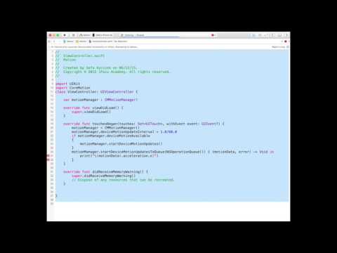 Swift 3, CMMotionManager