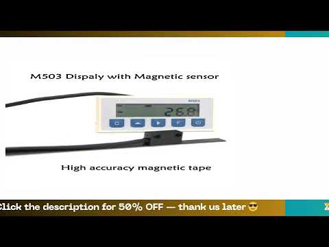 Unboxing M503 Magnetic Scale Sensor DRO Display Integrated Embedded Magnet Measurement Magnetic Tape