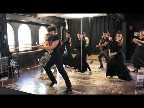 “Pienso en tu mirá” Rosalía Curso de danza española impartido por Pablo Egea