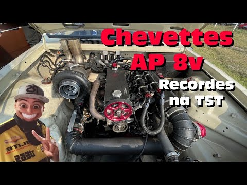 Chevettes turbo incríveis. Recorde do recorde na TST no Paulista de Arrancada