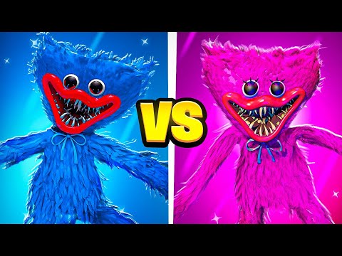 Kissy Missy Vs Huggy Wuggy (Poppy Playtime) com o Mussa - Batalha com Games