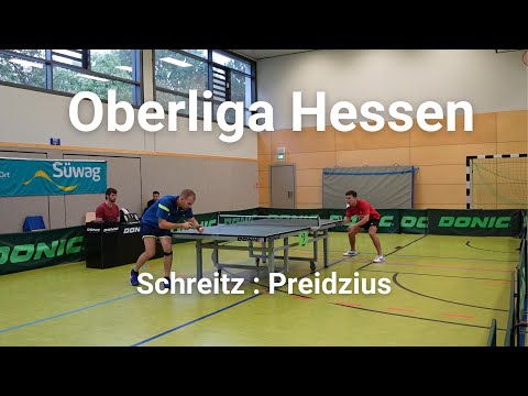 5-Satz-Krimi in Hornau! | Oberliga Hessen A. Schreitz (TTR 2210) vs A. Preidzius (TTR 2124)