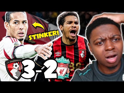 WE ARE AN EMBARRASSMENT TO THE BIG 6! VVD STINKER! SLOT OUT! BOURNEMOUTH 3-2 LIVERPOOL [HEATED RANT]