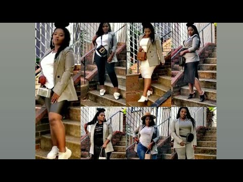 Style 1 Blazer 7 Different Outfits || South African YouTuber
