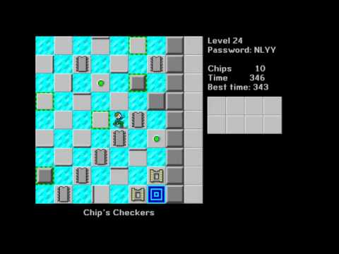 CCLP1 Level 24: Chip's Checkers 343 (bold)