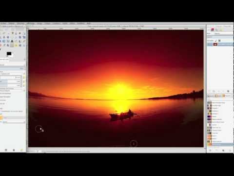 comment colorier un coucher de soleil