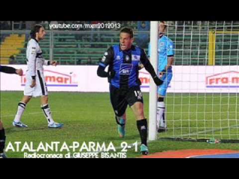 ATALANTA-PARMA 2-1 - Radiocronaca di Giuseppe Bisantis (8/12/2012) da RadioUnoRai