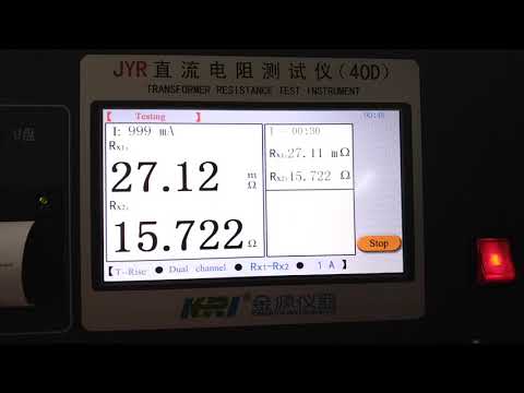 JYR-20D Temperature rising /winding resistance tester from Kingrun