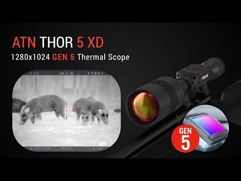 ATN ThOR 5 XD 1280x1024 Gen 5 Thermal Scope