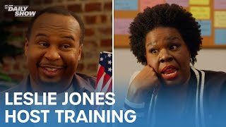 Roy Wood Jr. Puts Leslie Jones Through The Daily Show Host Gauntlet | The Daily Show