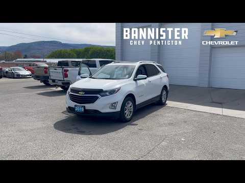 2019 Chevrolet Equinox AWD 4dr LT w/3LT in White for sale at Bannister Chevrolet Penticton in Penticton, BC