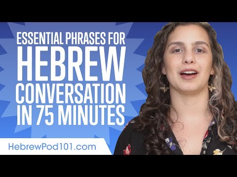 Essential Phrases You Need for Great Conversation in Hebrew