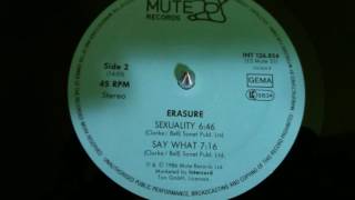 Erasure ‎–Sexuality (12" Mix)