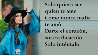 DÉJAME SER (Letra) DULCE MARIA