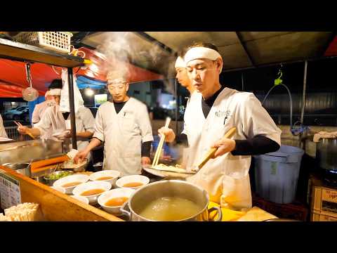 Why did 4,000 gyoza sell out in seconds? Japanese ramen on the street is amazing!