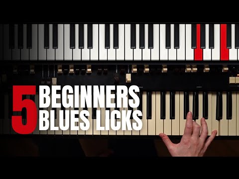 5 EASY Hammond Organ Blues Licks for Beginners