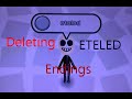 Deleting Eteled (endings)