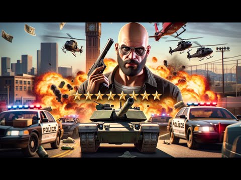 5 STELLE con il Carro Armato Invincibile su GTA Online E7