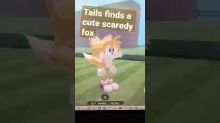 cute scary fox