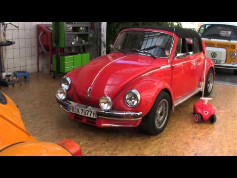 VW-Little Red Beetle with yellow brother