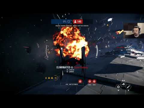 Star Wars Battlefront II Launch MP pt38 - Starfighter Assault? Time for Ties!