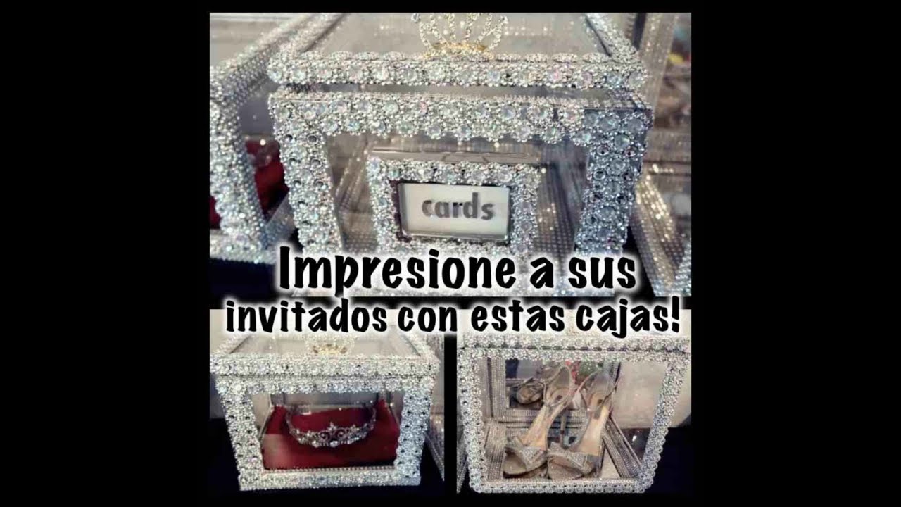 Como Hacer Hermosa Caja Para Presentar la Corona, Zapatillas oTarjetas Para Boda o Quinceañera.