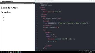 WEB2 JavaScript - 22.배열과 반복문