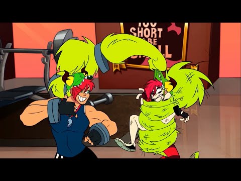 Female Muscle clip 289 - Villainous (ENGLISH)