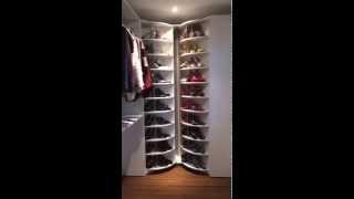 Roterende schoenen/kleding kast - de droom van elke vrouw?