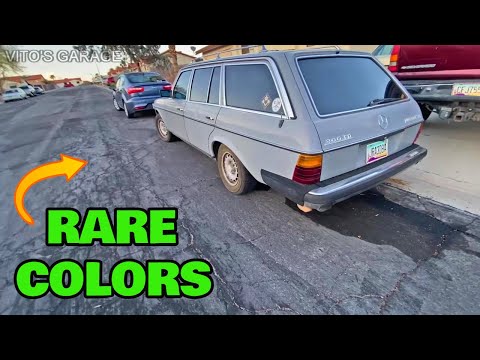 Thumbnail for Rare Mercedes W123 S123 300TD Wagon with Black Interior! Lots of Classic Mercedes! Nevada Desert! by BMW, Car