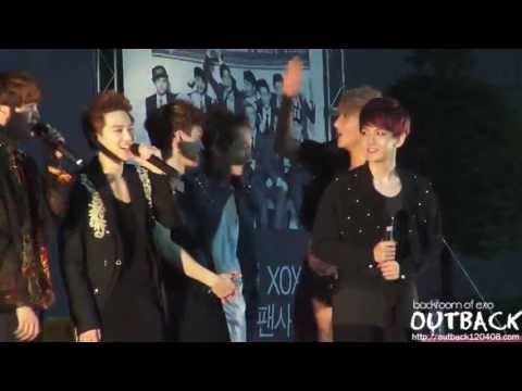130616 EXO 인천팬사인회 - 팬들 외침에 리듬타는 시우민 타오