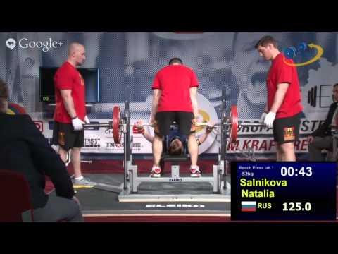 Women 47 kg + 52 kg - European Open Powerlifting Championships 2015